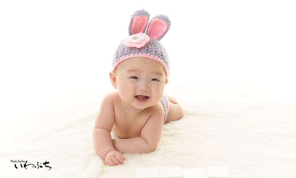北見　いわぶち　百日　写真　赤ちゃん　ベビーフォト　