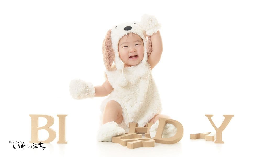 北見　いわぶち　百日　写真　赤ちゃん　ベビーフォト　