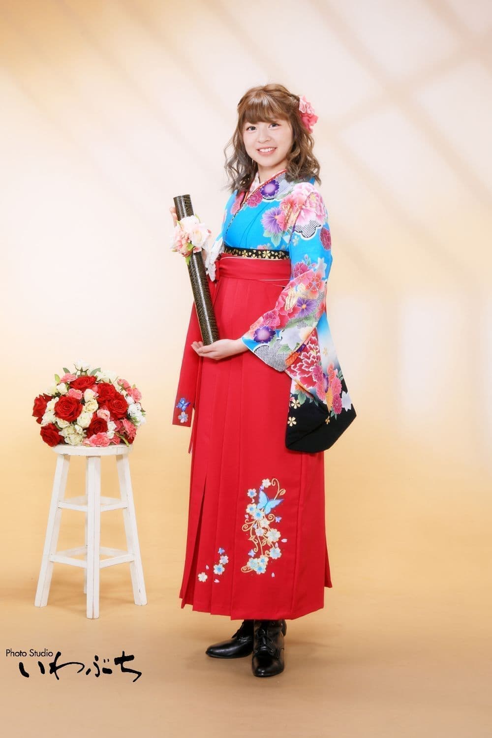 北見市いわぶち卒業式の袴