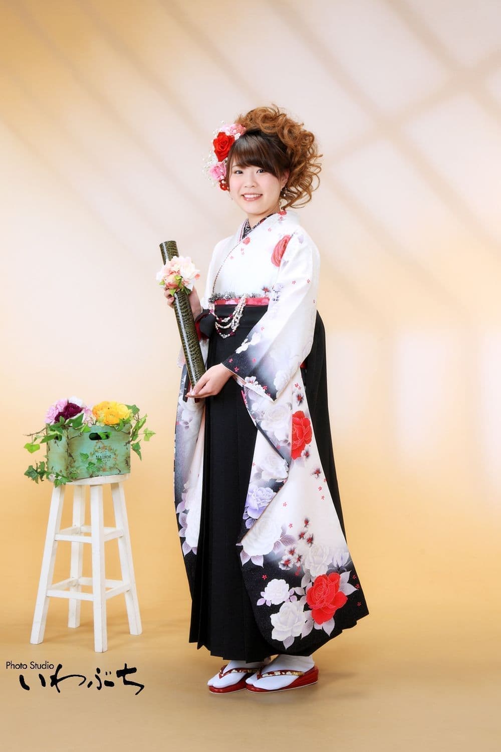 北見市いわぶち卒業式の袴