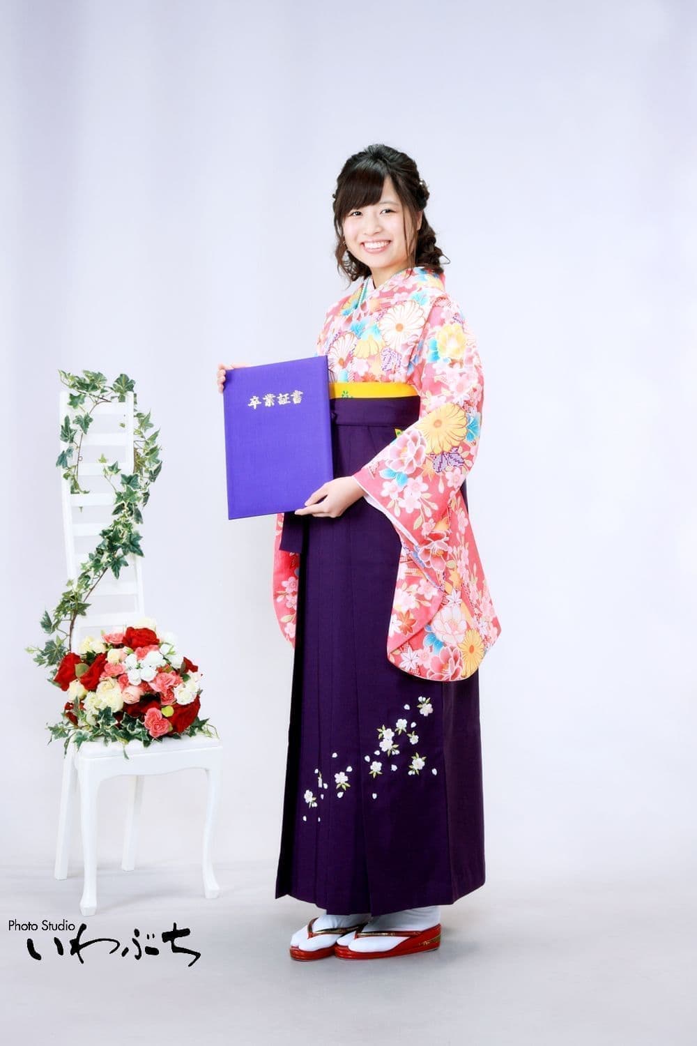 北見市いわぶち卒業式の袴