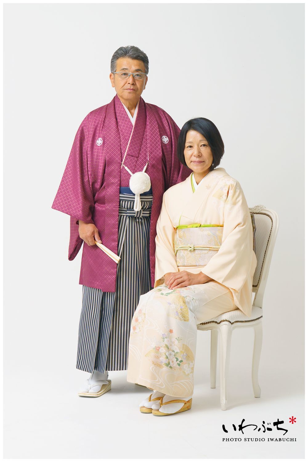 大人の記念写真　還暦祝