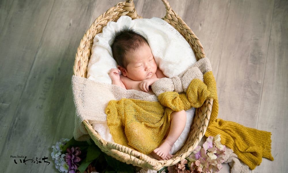 北見　いわぶち　百日　写真　ベビーフォト　ニューボーン　赤ちゃん