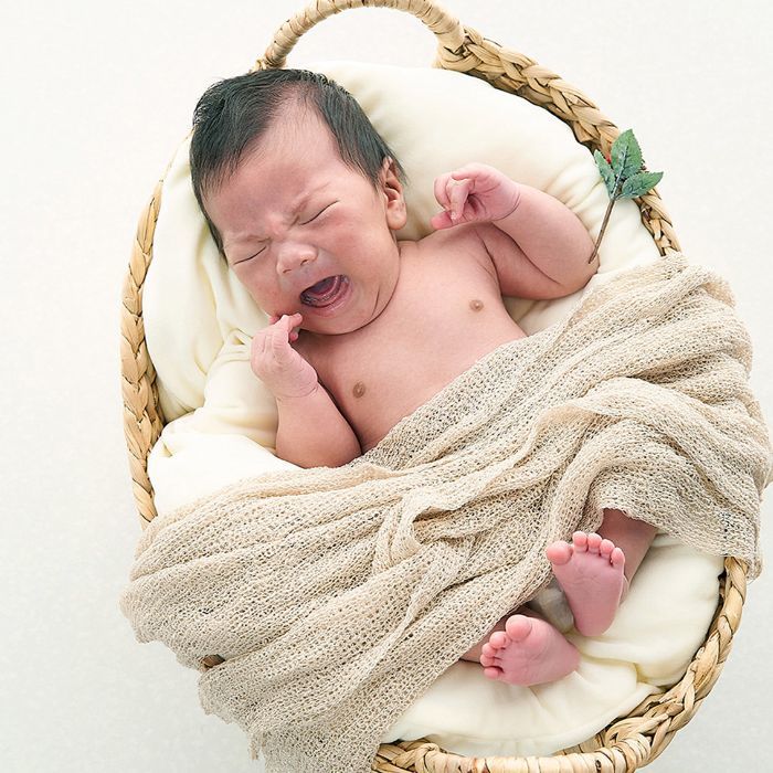 北見　いわぶち　百日　写真　ベビーフォト　ニューボーン　赤ちゃん