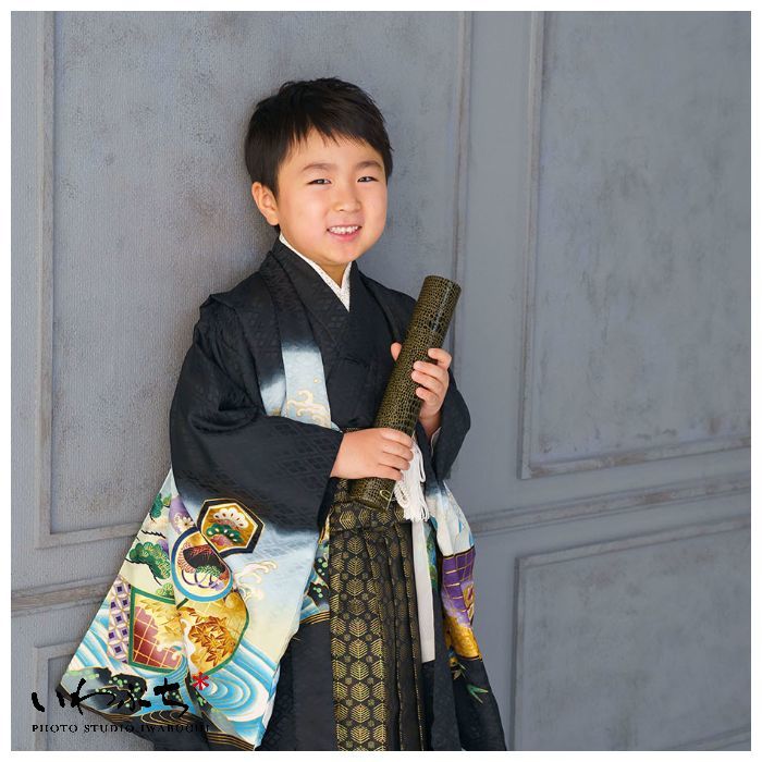 北見　入学写真　卒園袴　いわぶち