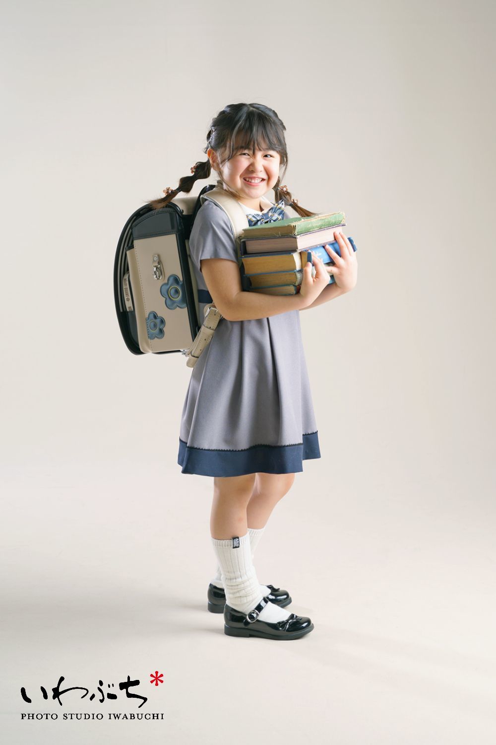 北見市　入学　入園　写真　フォトスタジオいわぶち