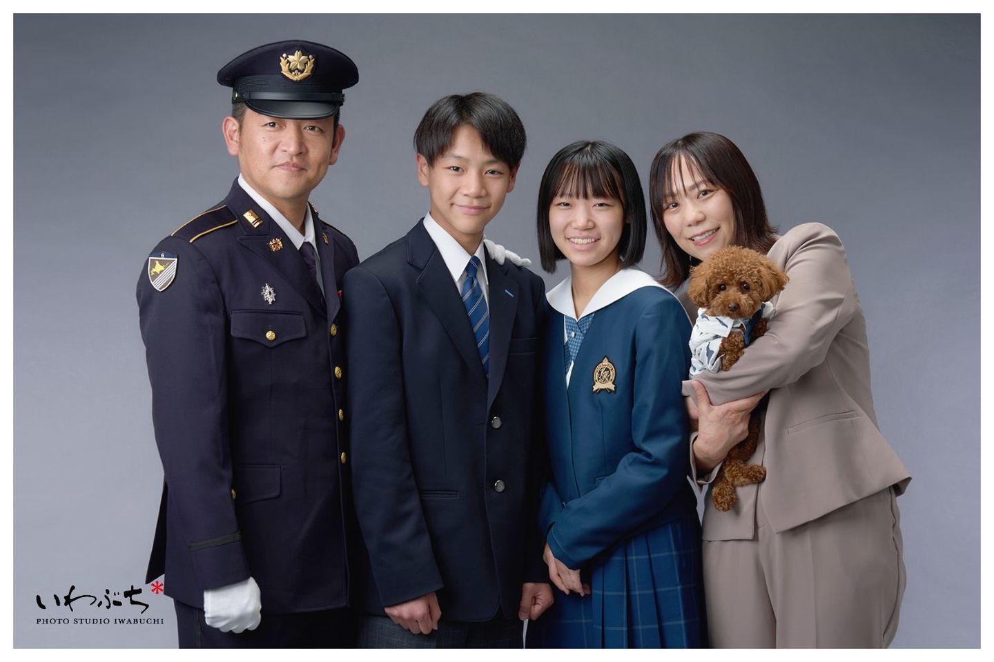 北見　いわぶち　入学写真　卒業写真　2024